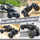 RC Monster Truck -4WD RC Car – Dual Motor, Metal Body, 360° Spin, Long Battery Life!